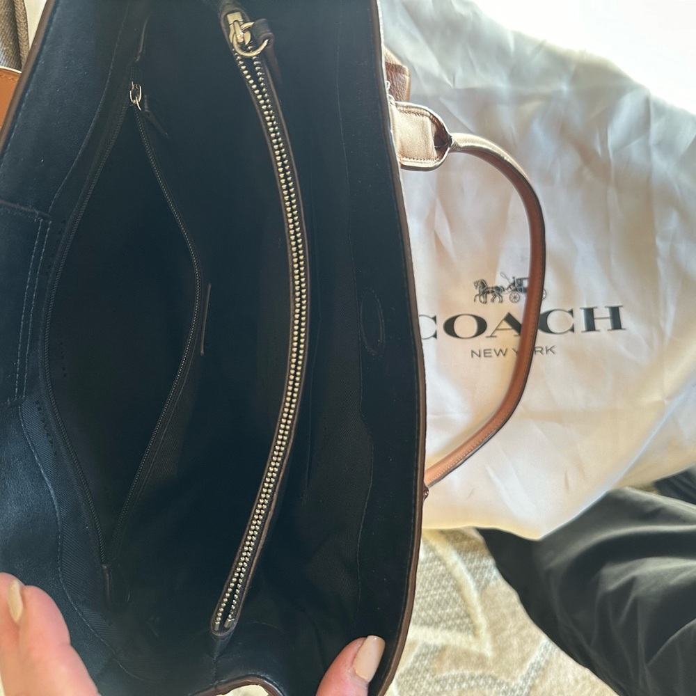 COACH Swagger Carryall Satchel tote - Picture 7 of 15